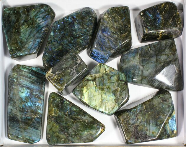 Lot: Lbs Free-Standing Polished Labradorite - Pieces #77654